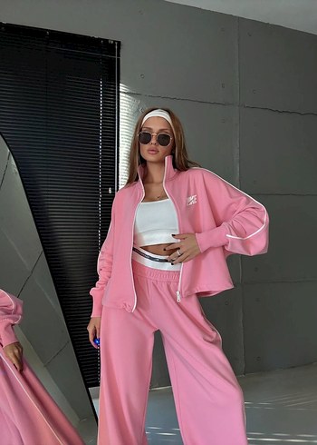 Nike Pembe Loose Fit Kadın Eşofman Altı