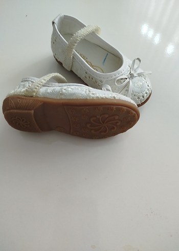 Kız Çocuk Beyaz Dantelli Babet - Görsel 5