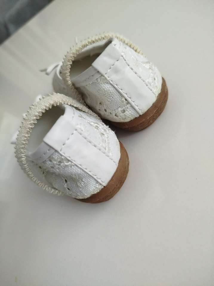 Kız Çocuk Beyaz Dantelli Babet - Görsel 4