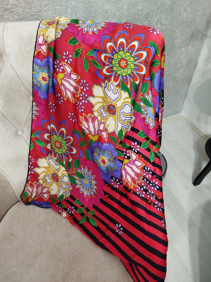 Aker Sura İpek Eşarp - Görsel 5