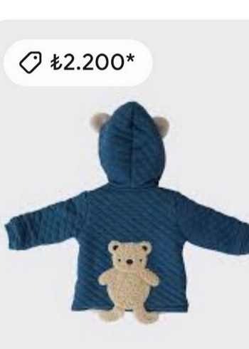 Koyu Mavi Erkek Bebek Montu 2liTakım - Görsel 3