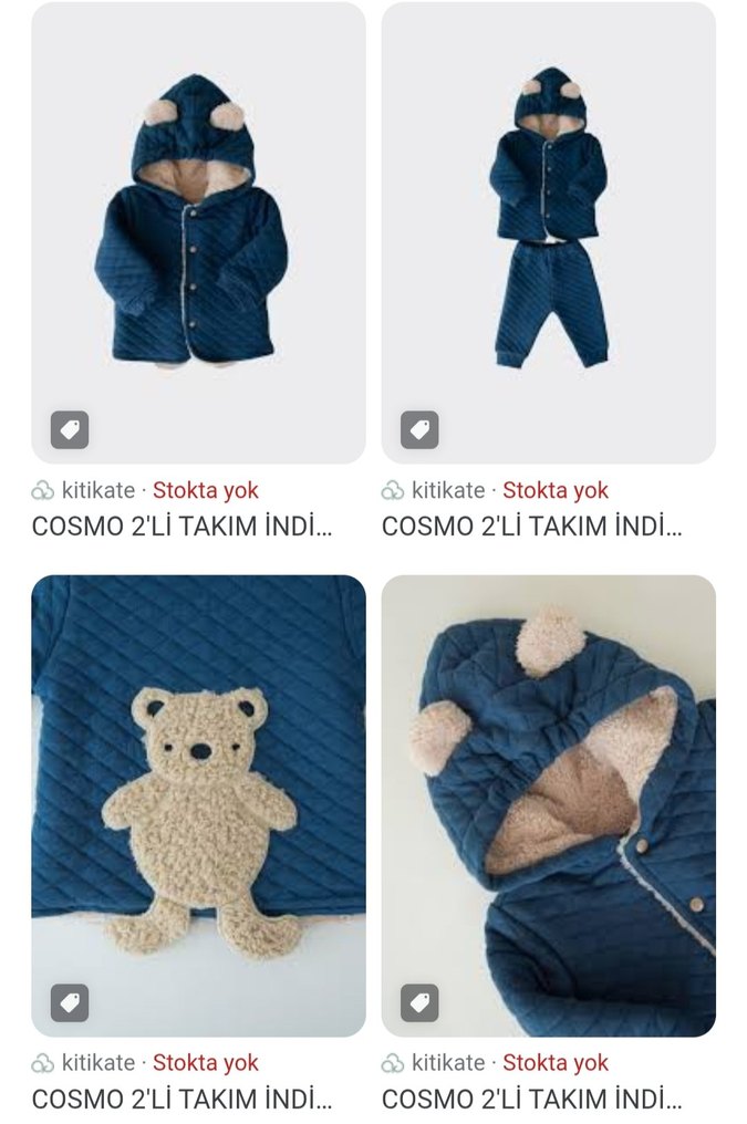 Koyu Mavi Erkek Bebek Montu 2liTakım - Görsel 4