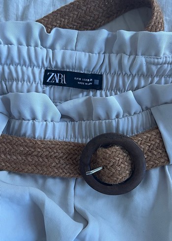 Zara kemerli pantolon - Görsel 2