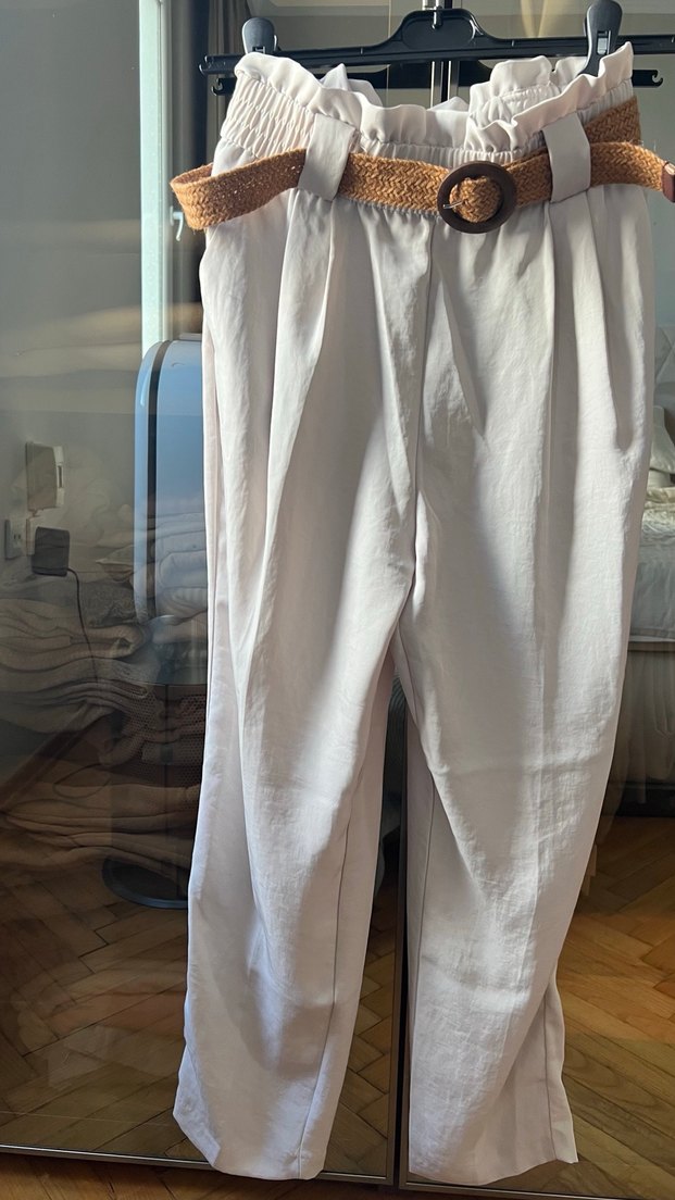 Zara kemerli pantolon - Görsel 3