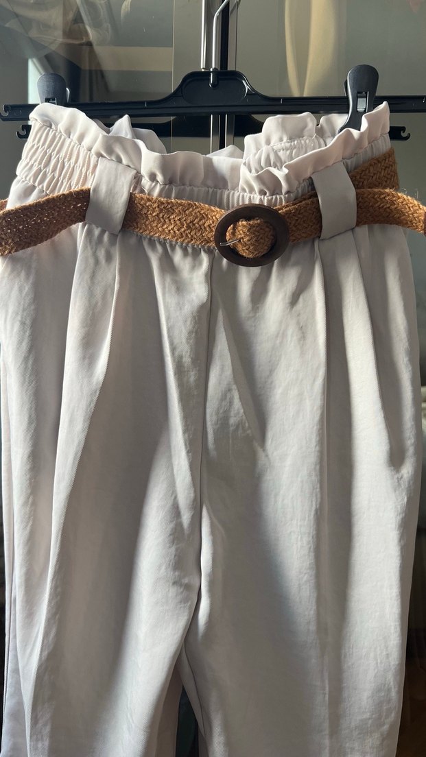 Zara kemerli pantolon - Görsel 4