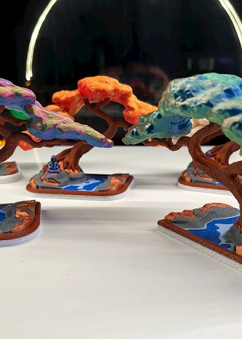  Dekoratif 3D Baskı Meditasyon Ağacı  - Görsel 7