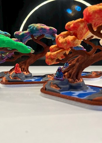  Dekoratif 3D Baskı Meditasyon Ağacı  - Görsel 8