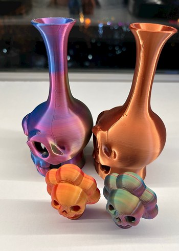 Işıklı Skull Biblo - Gece Lambası - Görsel 3