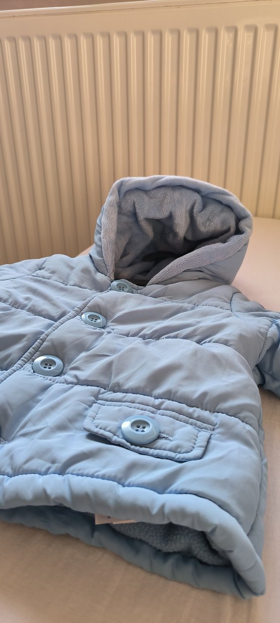 MotherCare düğmeli bebek erkek montu - Görsel 3