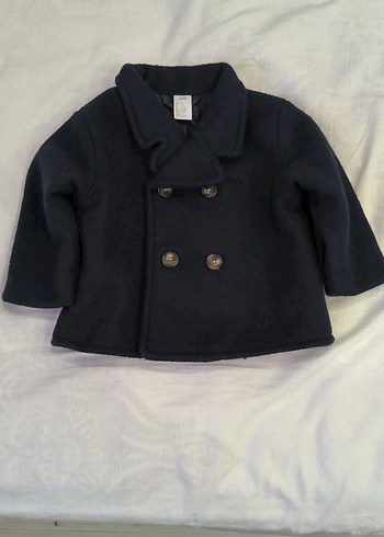 H&M Düğmeli Lacivert Erkek Çocuk Kaban - Görsel 2