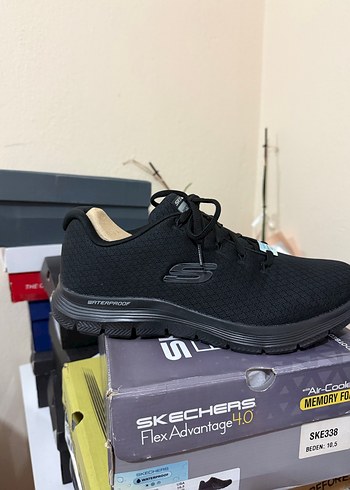 Siyah Erkek Spor Ayakkabı Bağcıklı - Görsel 7