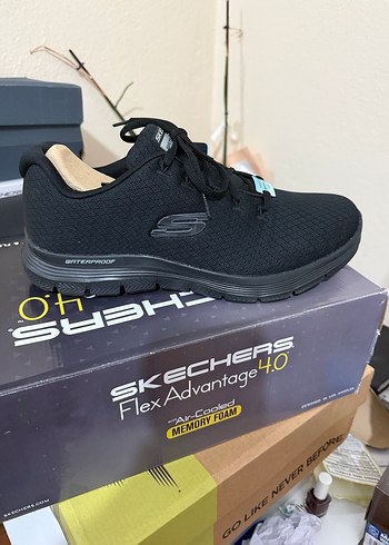 Siyah Erkek Spor Ayakkabı Bağcıklı - Görsel 2