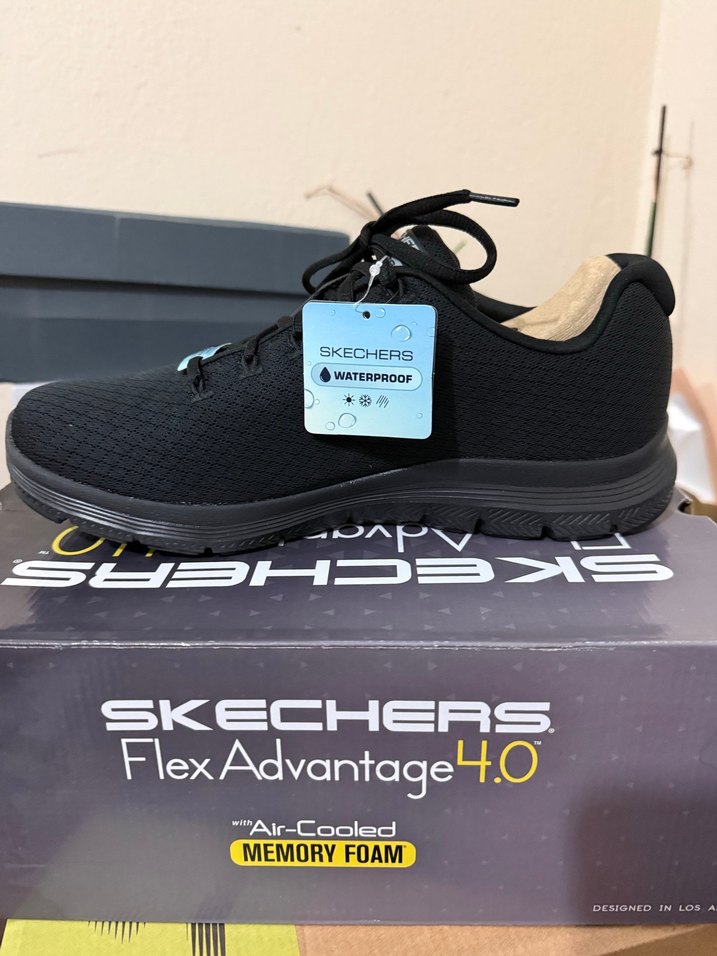 Siyah Erkek Spor Ayakkabı Bağcıklı - Görsel 4