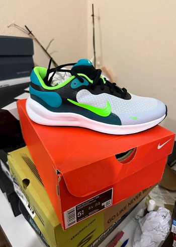 Renkli Bağcıklı çocuk  Spor Ayakkabı - Görsel 3