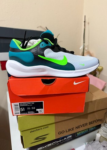 Renkli Bağcıklı çocuk  Spor Ayakkabı - Görsel 6