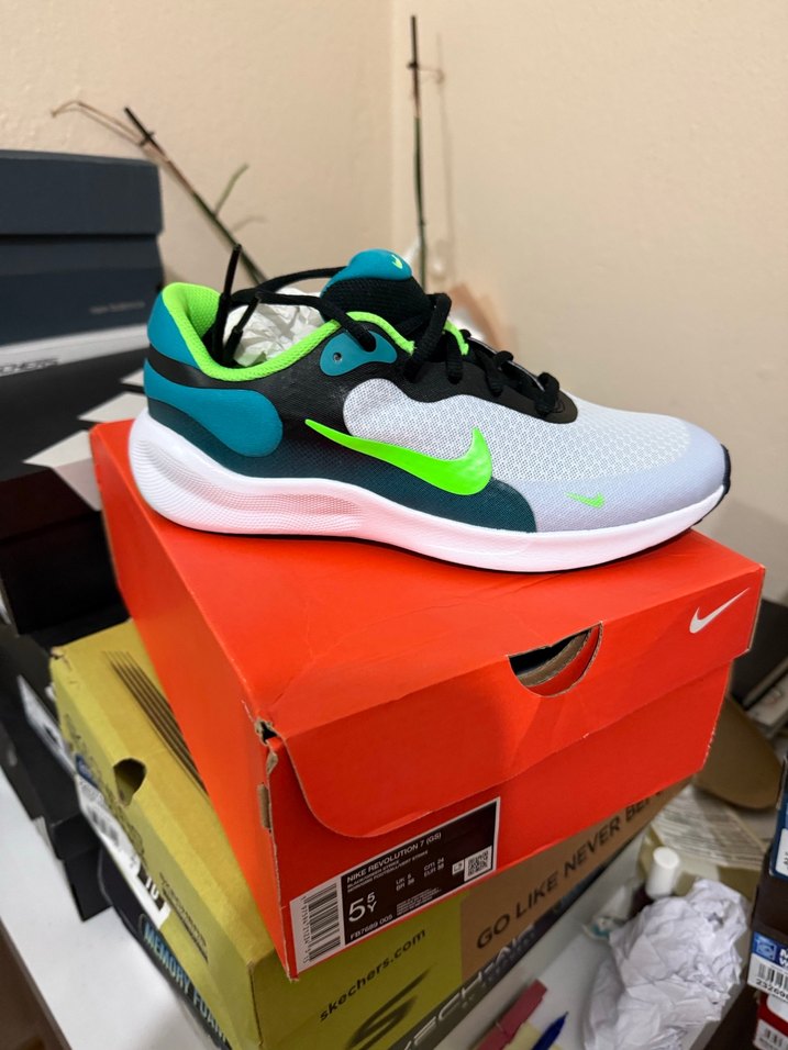 Renkli Bağcıklı çocuk  Spor Ayakkabı - Görsel 3