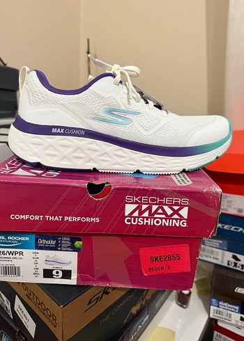 Skechers Beyaz Renkli Kadın Spor Ayakkabı - Görsel 7