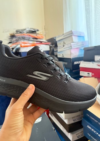 Skechers Siyah Mesh Sneaker