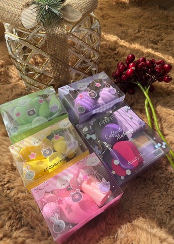 Pastel Renkli Makyaj Süngeri Seti - Görsel 2