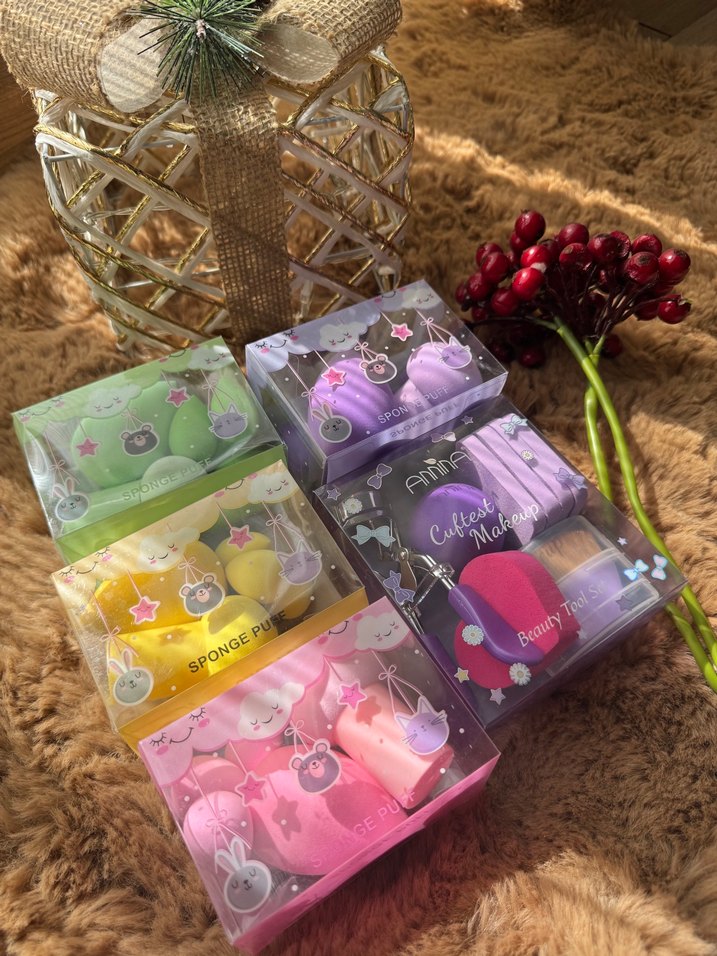 Pastel Renkli Makyaj Süngeri Seti - Görsel 2