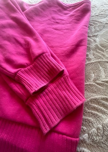 m Beden Pembe Kadın oversize Sweatshirt