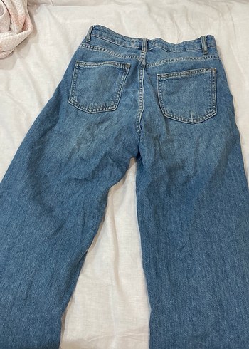 Mavi Loose Fit Midi Kadın Kot Pantolon - Görsel 2