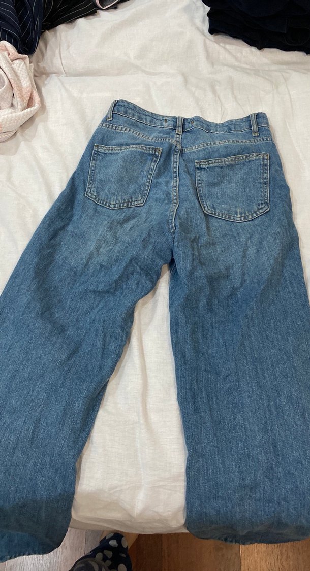 Mavi Loose Fit Midi Kadın Kot Pantolon - Görsel 2