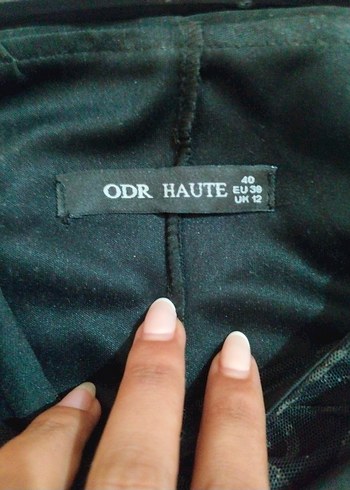 m Beden siyah Renk Dantel Detaylı Siyah Midi Elbise