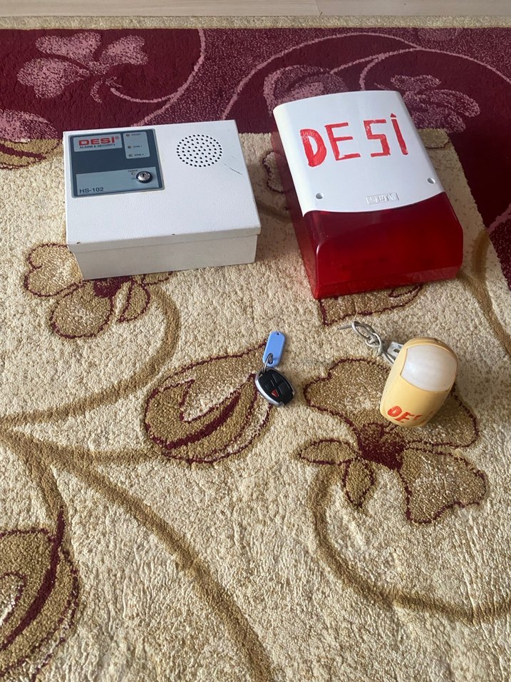 Desi Marka Kırmızı Alarm Sistemi Seti - Görsel 2