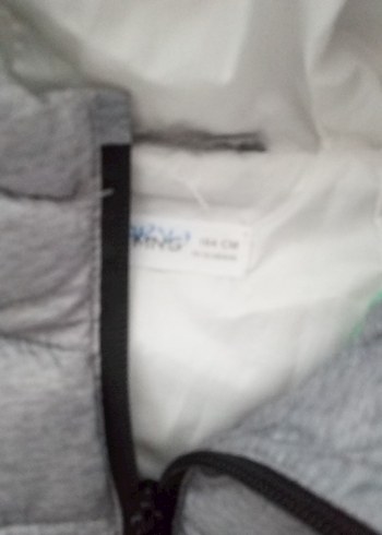 Gri Kapüşonlu Fermuarlı Kadın Yelek - Görsel 5