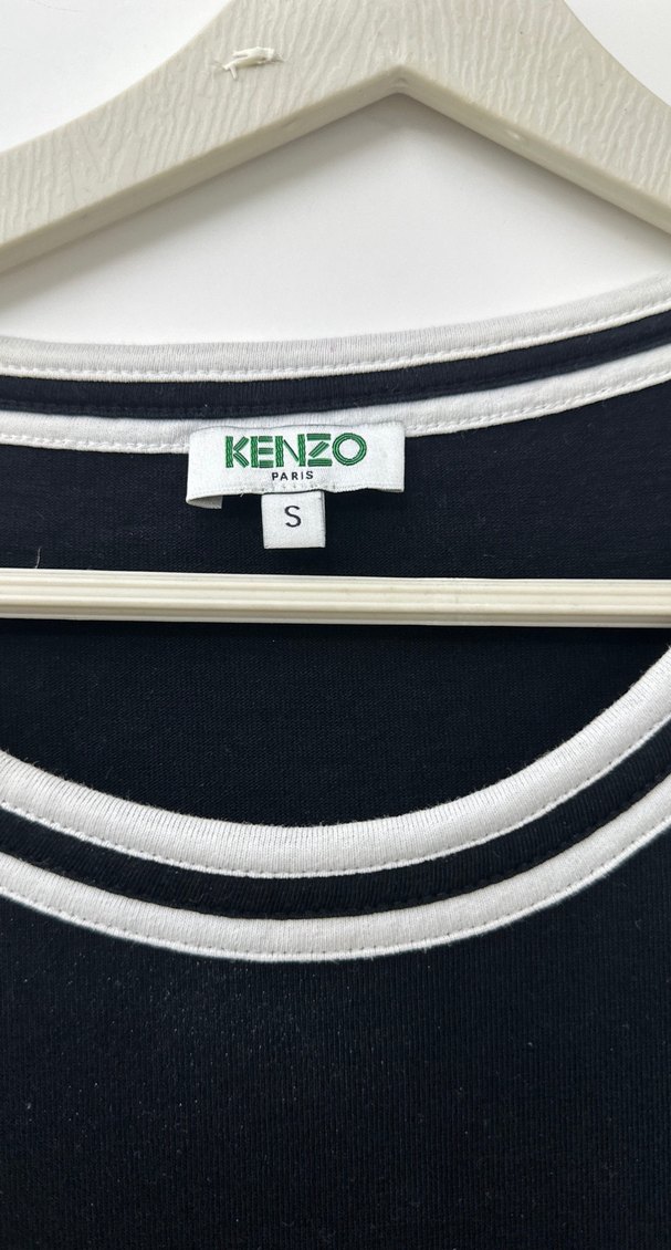 Kısa Kollu Siyah Midi Elbise - Görsel 3