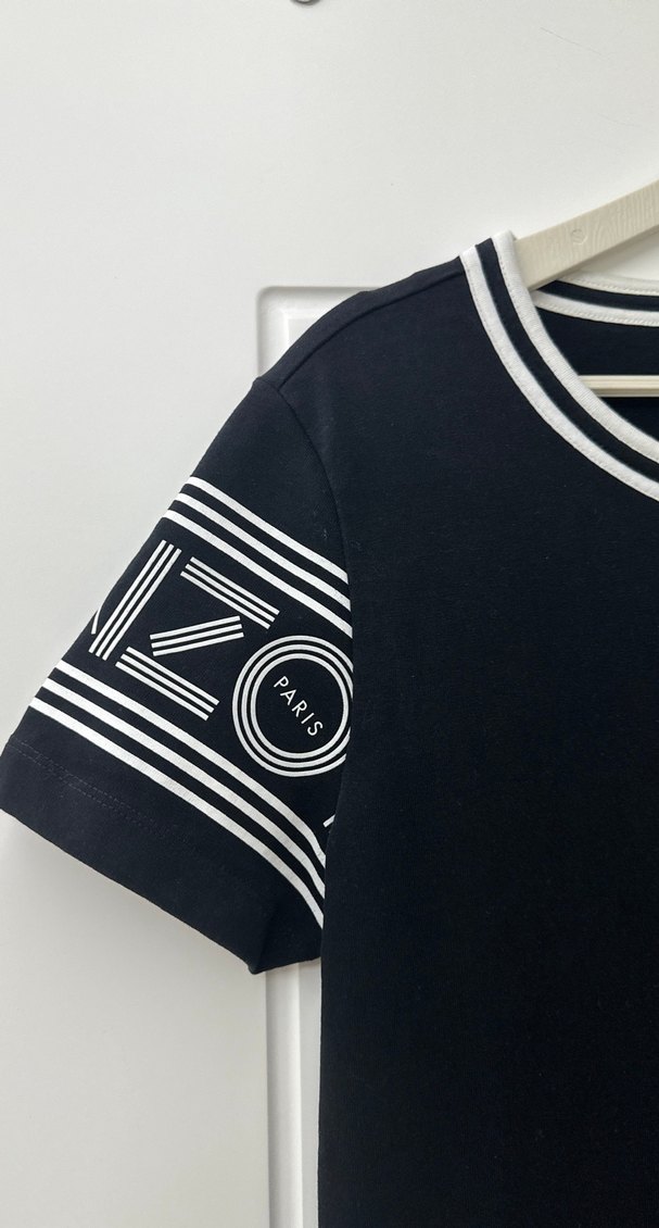 Kısa Kollu Siyah Midi Elbise - Görsel 2