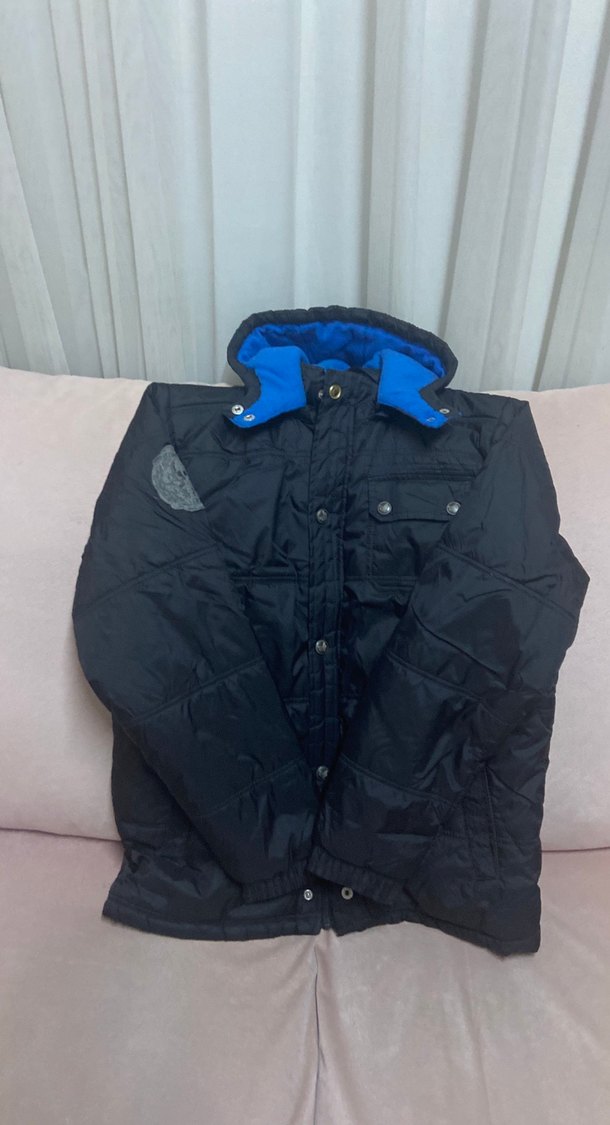 Fermuarlı Düğmeli Siyah Erkek Midi Mont - Görsel 3