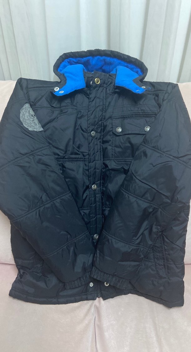 Fermuarlı Düğmeli Siyah Erkek Midi Mont - Görsel 4