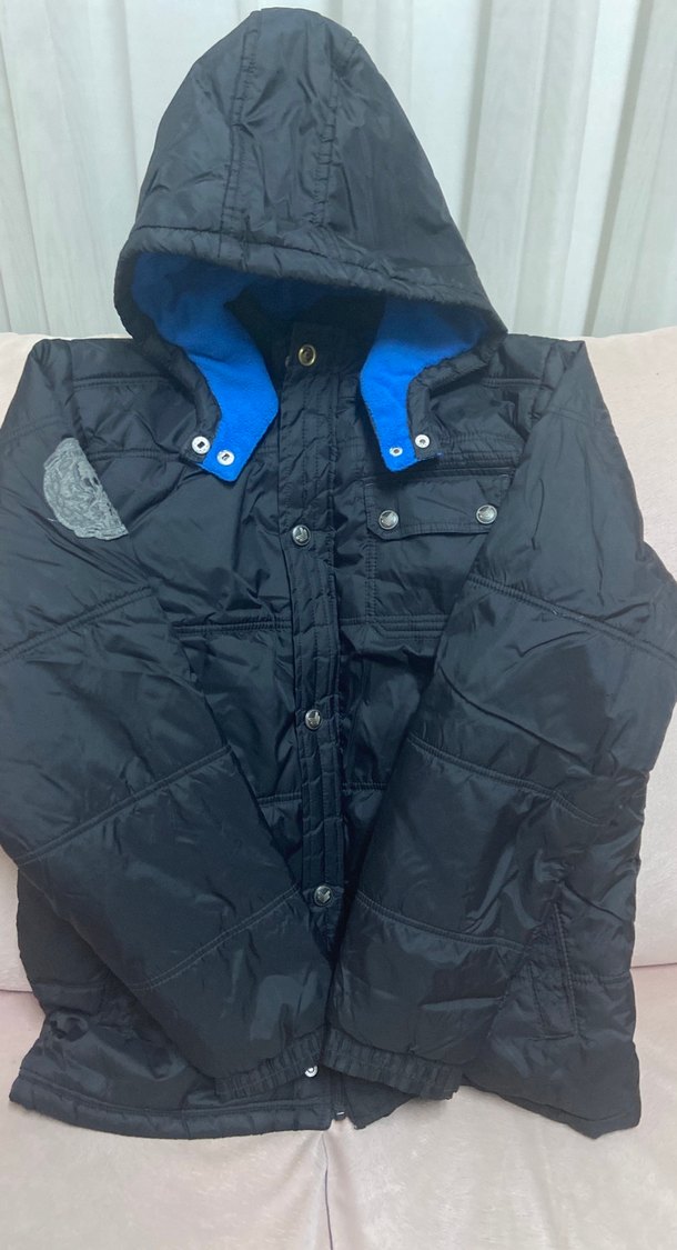 Fermuarlı Düğmeli Siyah Erkek Midi Mont - Görsel 5