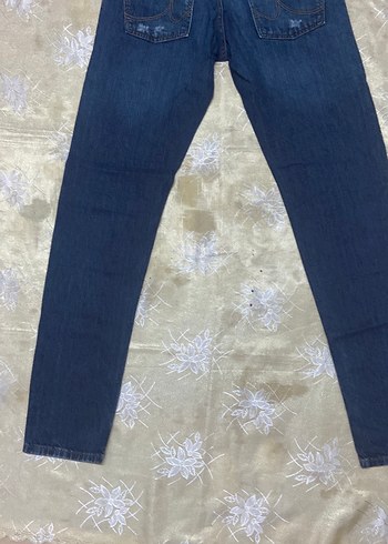 Mavi Rahat Kesim Erkek Denim Pantolon - Görsel 7