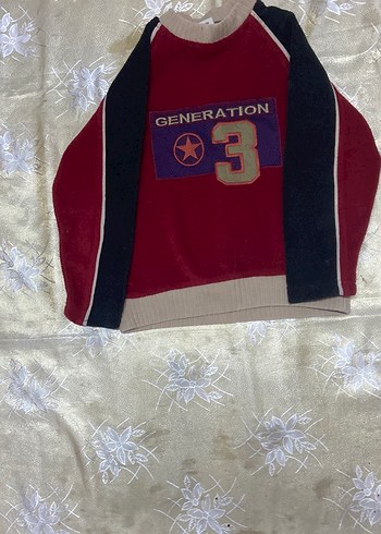 Bordo Erkek Çocuk Uzun Kollu Sweatshirt - Görsel 3