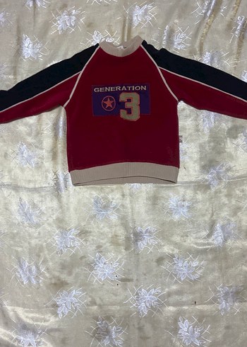 Bordo Erkek Çocuk Uzun Kollu Sweatshirt - Görsel 2