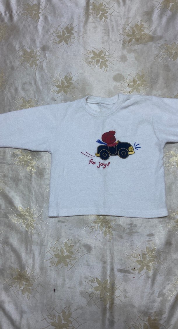 Beyaz Baskılı Erkek Çocuk Sweatshirt - Görsel 2