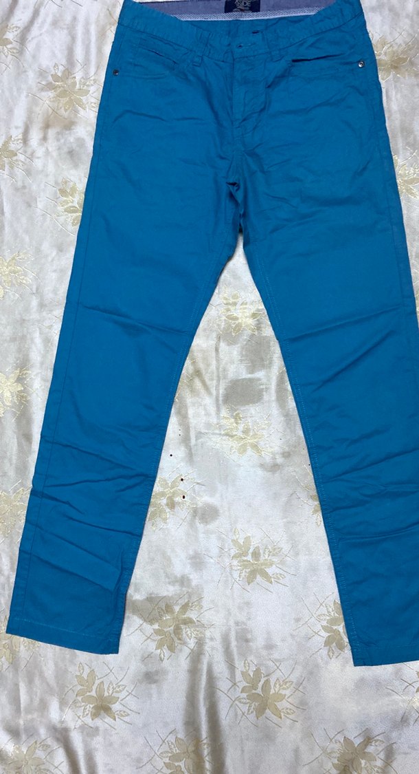 Erkek Mavi Kemerli Pantolon - Görsel 3