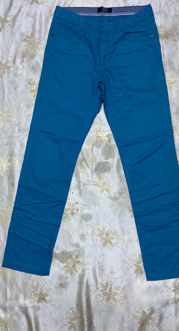 Erkek Mavi Kemerli Pantolon - Görsel 2