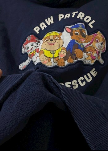 Paw Patrol - Çocuk Kapüşonlu İçi Polar Sweatshirt - Görsel 2