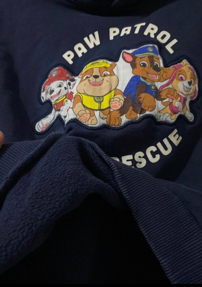 Paw Patrol - Çocuk Kapüşonlu İçi Polar Sweatshirt - Görsel 2
