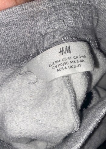 H&M - Gri Çocuk Eşofman Altı - Görsel 2