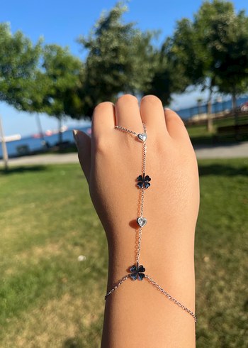 Çelik yonca detaylı gümüş şahmeran - Görsel 3