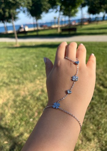 Çelik yonca detaylı gümüş şahmeran - Görsel 4