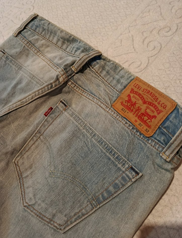 Levi's 511 Buz Mavisi Denim Jean - Görsel 3