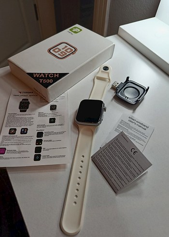 T500 Beyaz Akıllı Saat - Görsel 2