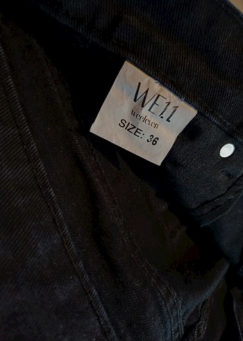 Düğmeli Siyah Erkek Denim Pantolon - Görsel 4