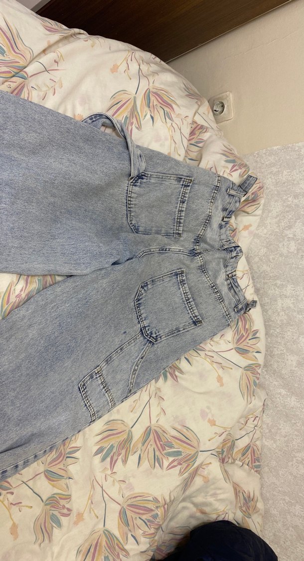 Buz mavisine yakın baggy pantolon - Görsel 4